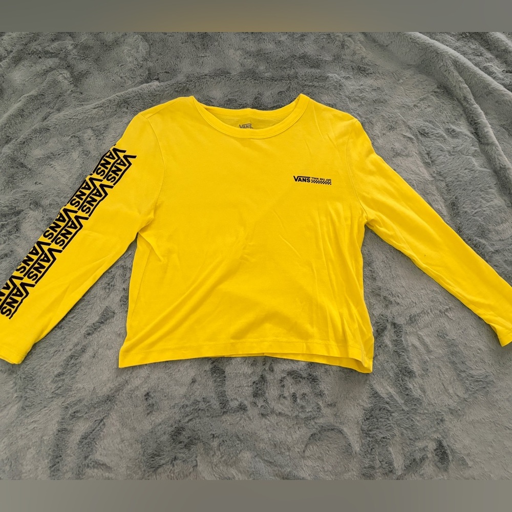 Vans yellow long sleeve
